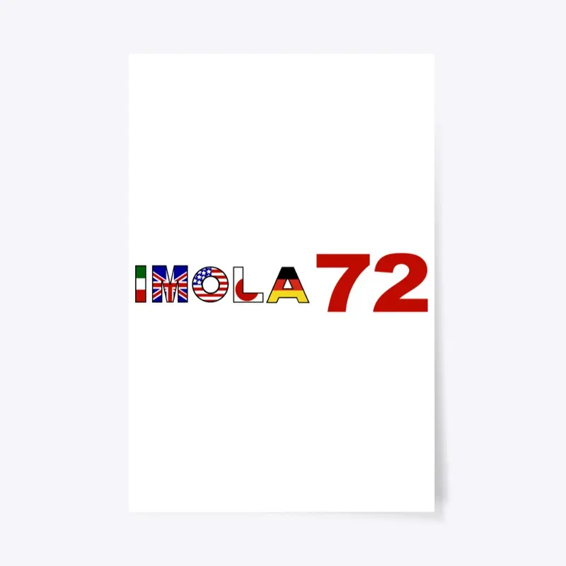 Imola 72 Retro race Graphic