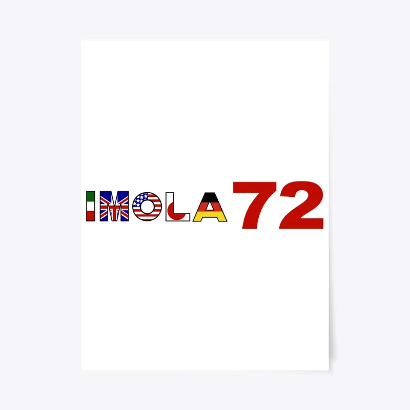 Imola 72 Retro race Graphic