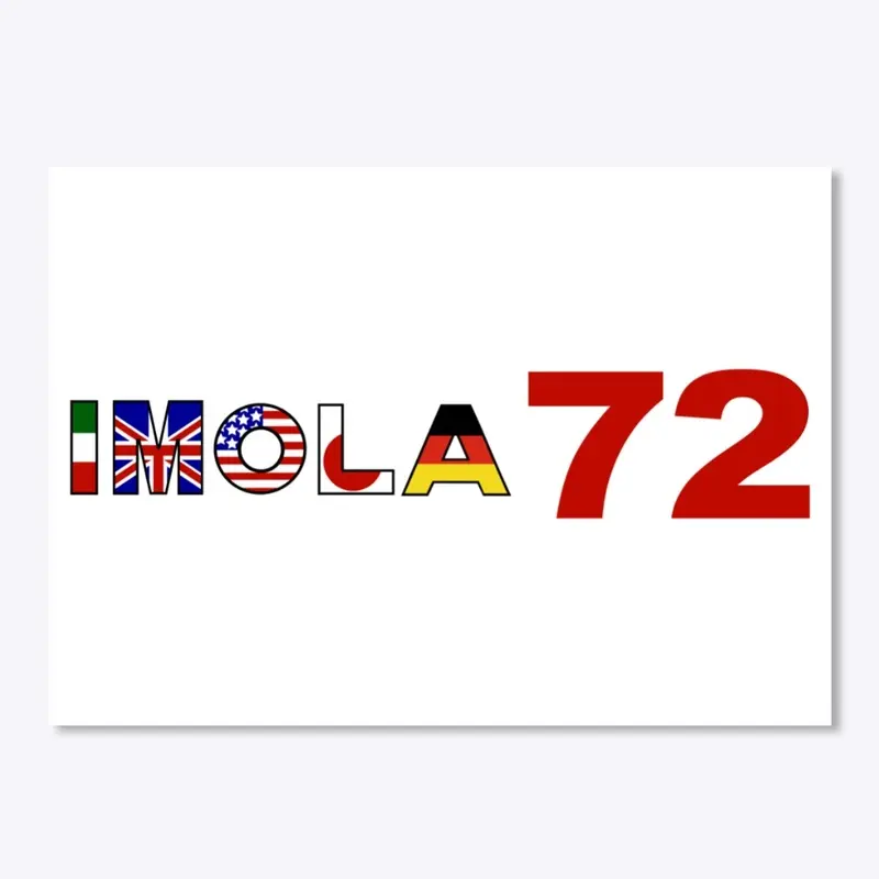 Imola 72 Retro race Graphic